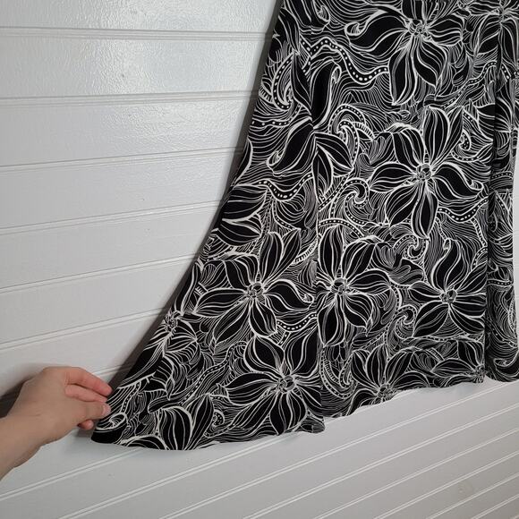 Talbots Plus Size 2XP Petite Midi Skirt Stretch Slinky Beach Vacation Cover Up - Picture 2 of 7